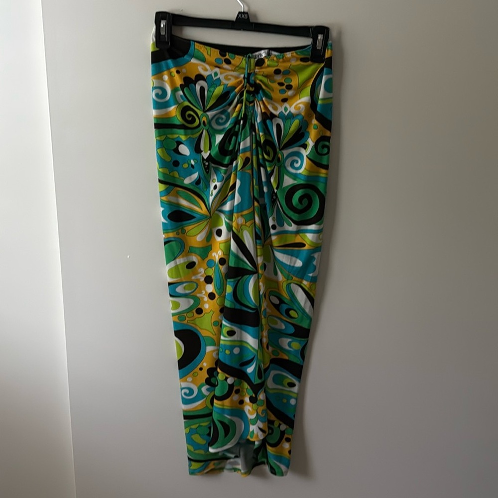 Zara scrunched up 70’s midi skirt